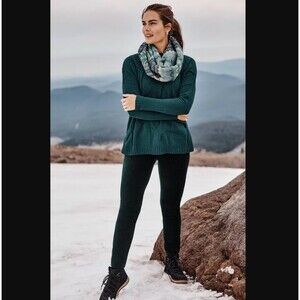 J. Jill Luxe Velveteen Jeans 8P Stretch High Rise Obsidian Green Black Cotton